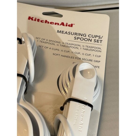 KitchenAid white Measuring cups & Spoons model KE4750HWHA NEW WITH TAGS! - Picture 2 of 5